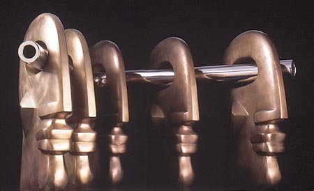 Thought Travels VIII (Pipe Face VIII), 1989